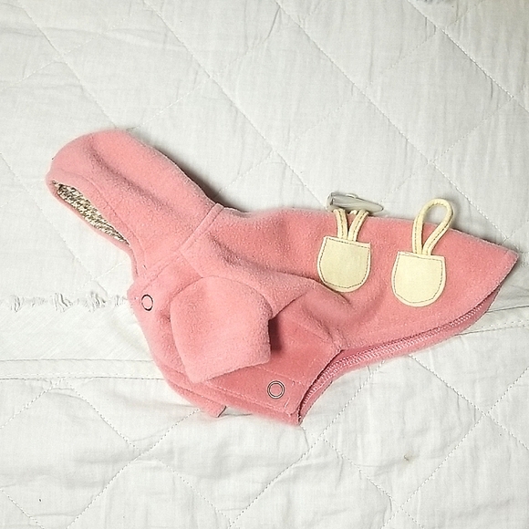 Puppy Angel luxury plush dog/cat coat with hood - Picture 4 of 13